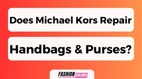 does michael kors fix purses|michael kors repair customer service.